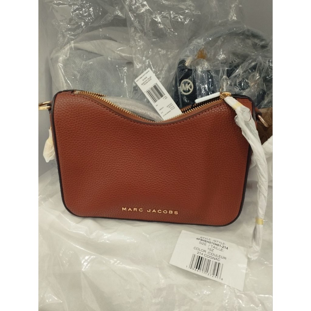 MJ 4P4HS011H01-214 l TAS WANITA l TAS BRANDED l SHOULDER BAG l MJ DRIFTER SAMLL HOBO COGNAC AUTHENTI