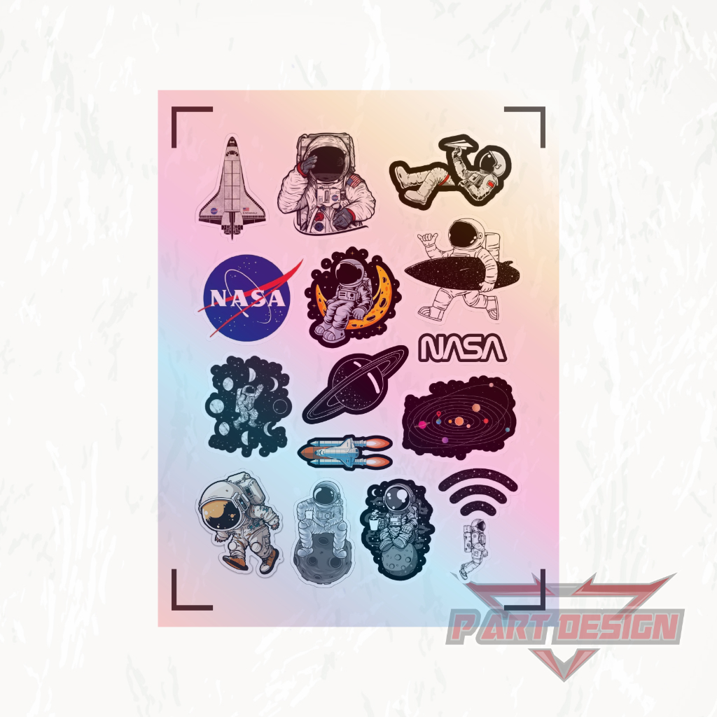 

STIKER ASTRONOT AESTHETIC TEMA LUAR ANGKASA
