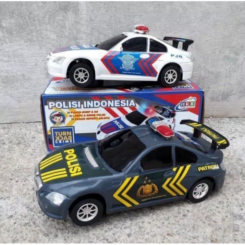 mainan mobil polisi hkr