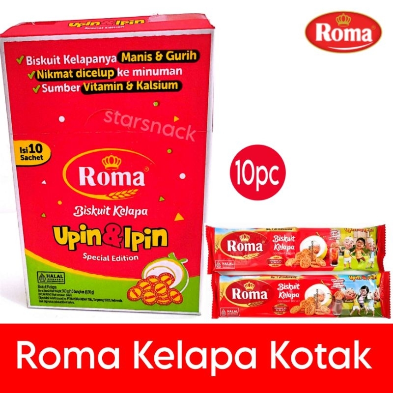 

Roma Biskuit Kelapa kotak isi 10sachet