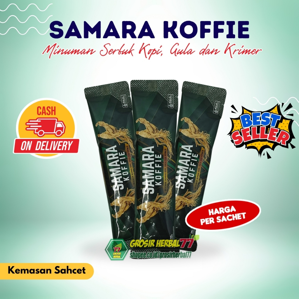 

Kopi Samara Sachet / Samara Koffie Serbuk Rasa Kopi Gula Krimer - Sachet