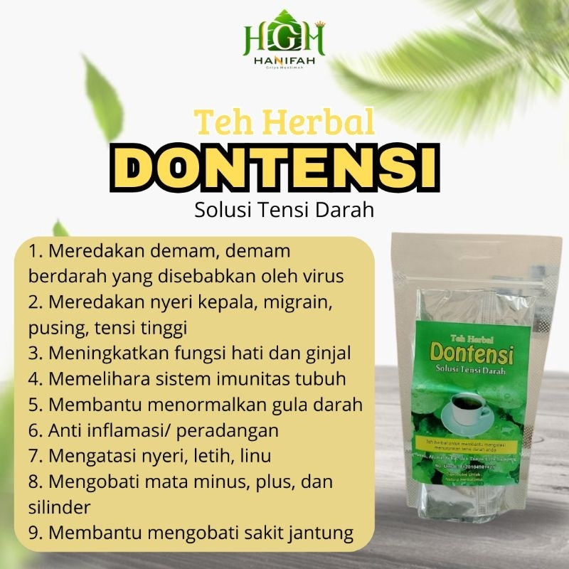 

Teh Dontensi/Tensi/Darah/Teh Herbal