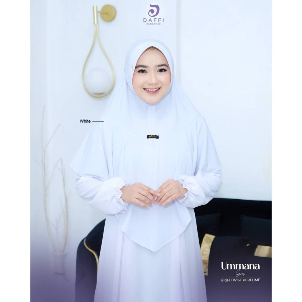 Daffi Hijab - Ummana Series Bergo Instan Jumbo Bahan Jersey Parfum