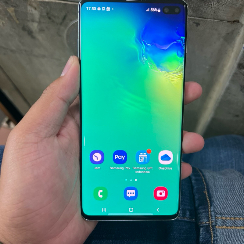 Samsung s10 plus ram 8/128 second resmi sein hp casan