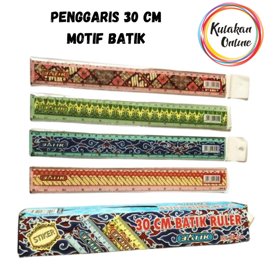 

Penggaris 30cm motif random (1 Pack Isi 12 Pcs)