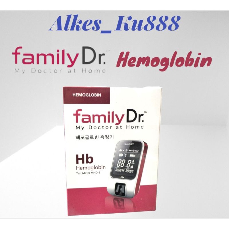 Family Dr Mesin Tes Hb Hemoglobin/Alat Cek Hemoglobin