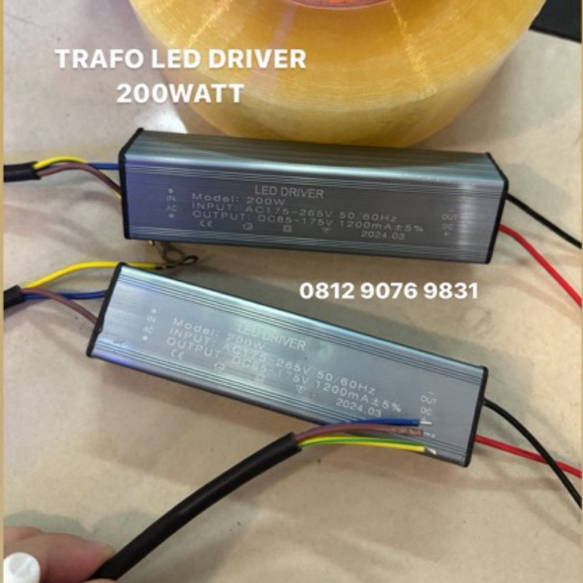 Trafo Led driver 200 watt trafo pju driver led waterproof 200w outdoor 1200mA 200watt