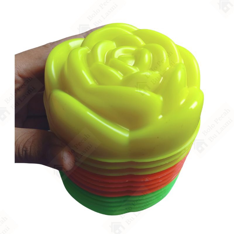 HARGA GROSIR 1 LUSIN 12 PCS Cetakan Nasi Bentuk Bunga Mawar / Cetakan Nasi Box / Cetakan Nasi / Ceta