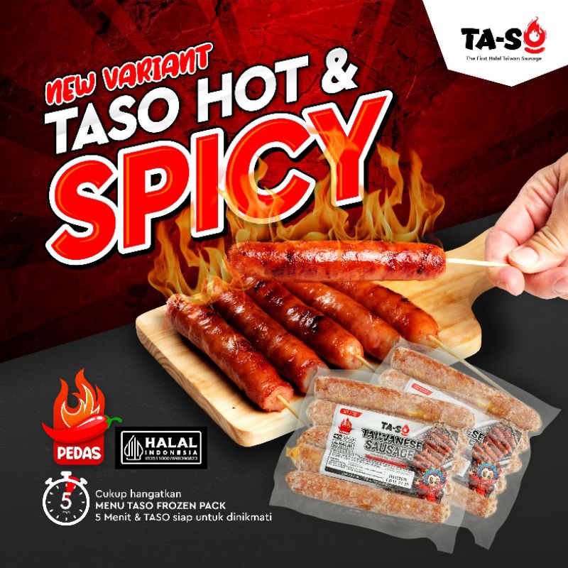 

SOSIS TASO Ayam khas Taiwan Spicy ( pedas )