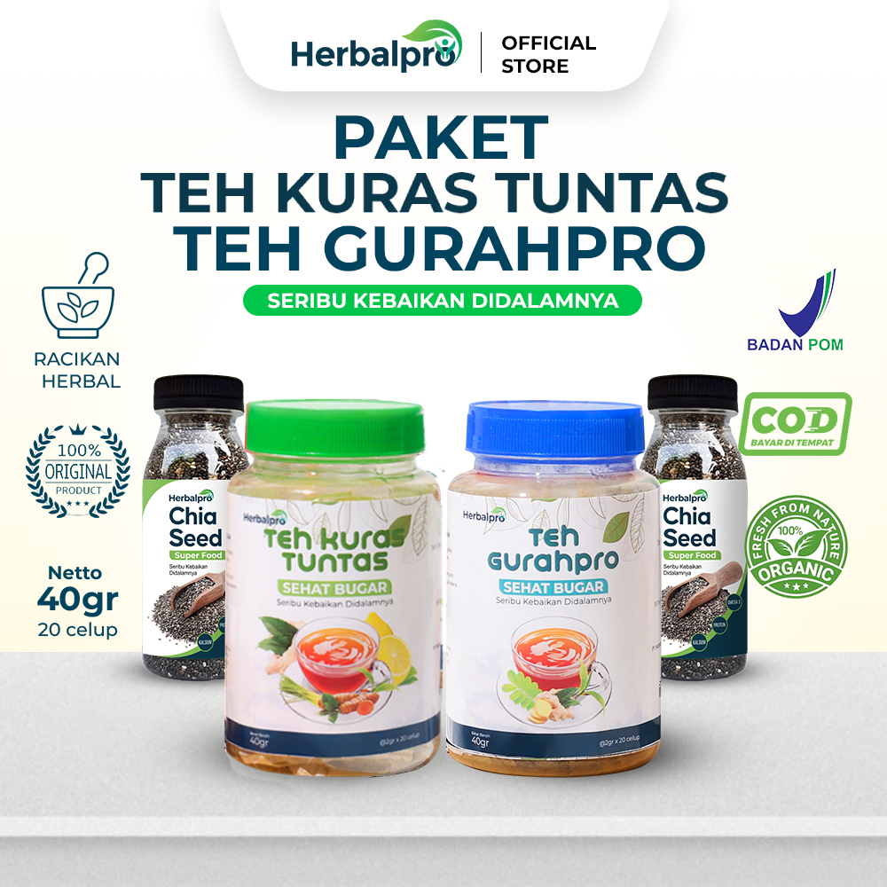 

Paket Herbalpro Teh Kuras Tuntas Dan Gurahpro