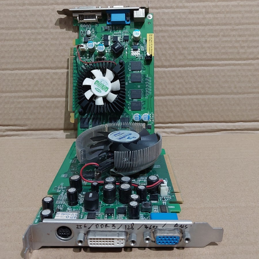 vga card pci express nvidia 256MB 128bit MURAH