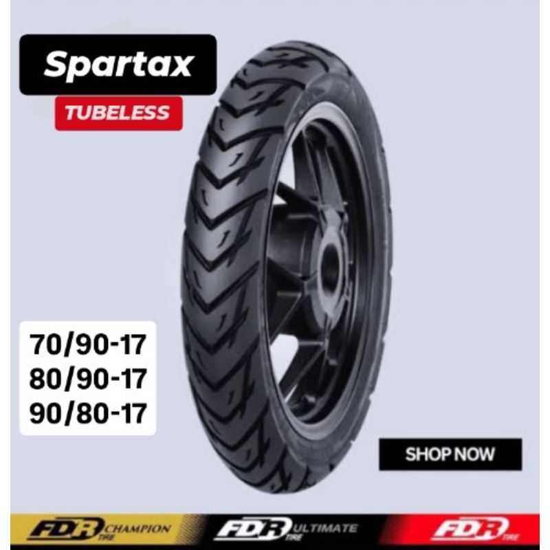 BAN LUAR FDR SPARTAX RING 17 TUBELESS