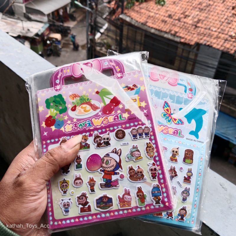 

20pcs mainan stiker tas labubu