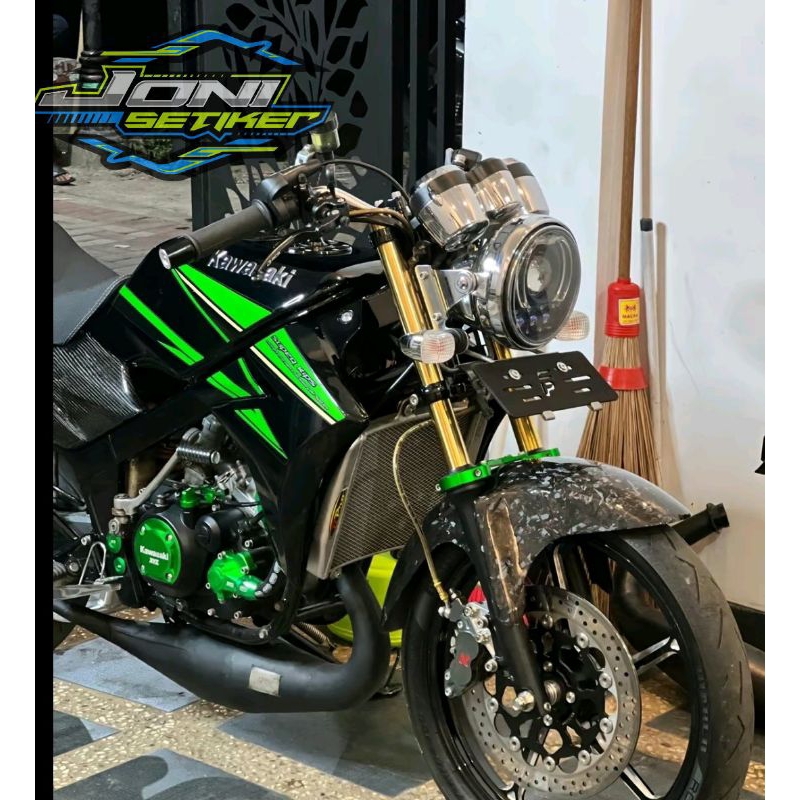 COD STIKER STRIPING ORI KAWASAKI NINJA R SE 2015 HITAM NINJA R 2015 SE HITAM