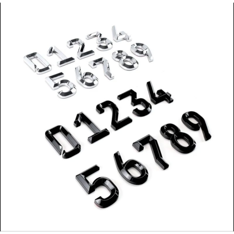 FE-FONT HURUF & ANGKA PLAT MOBIL TIMBUL / PLAT MOBIL SULTAN