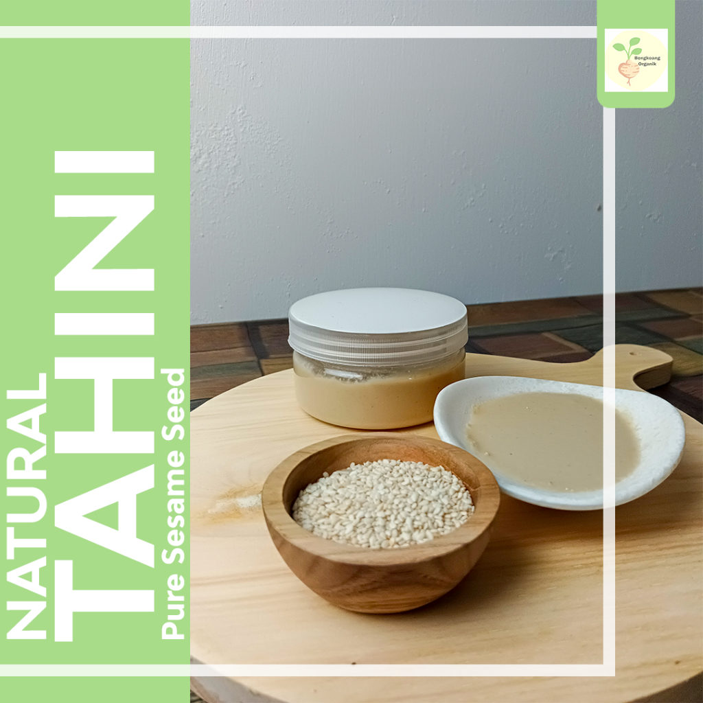 

Natural Tahini 300gr, Pasta Wijen, Sesame Seed Paste Unsweetened