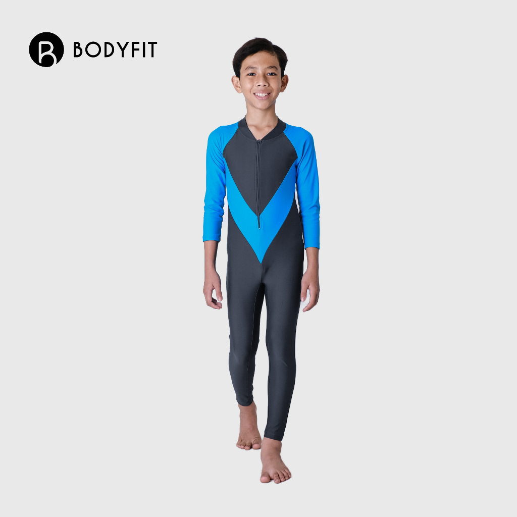 Bodyfit Lucas Swimsuit Kids | Baju Renang Selam Panjang Anak Laki-Laki