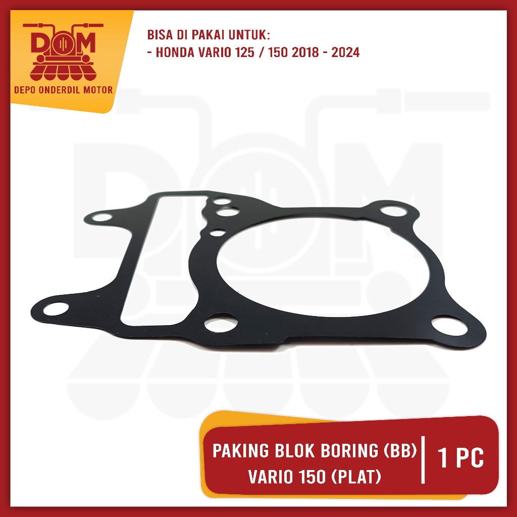 Paking Blok Boring Bawah Vario 150 Plat (PSP) Gasket BB Packing Block Seher Seker Vario 150 New