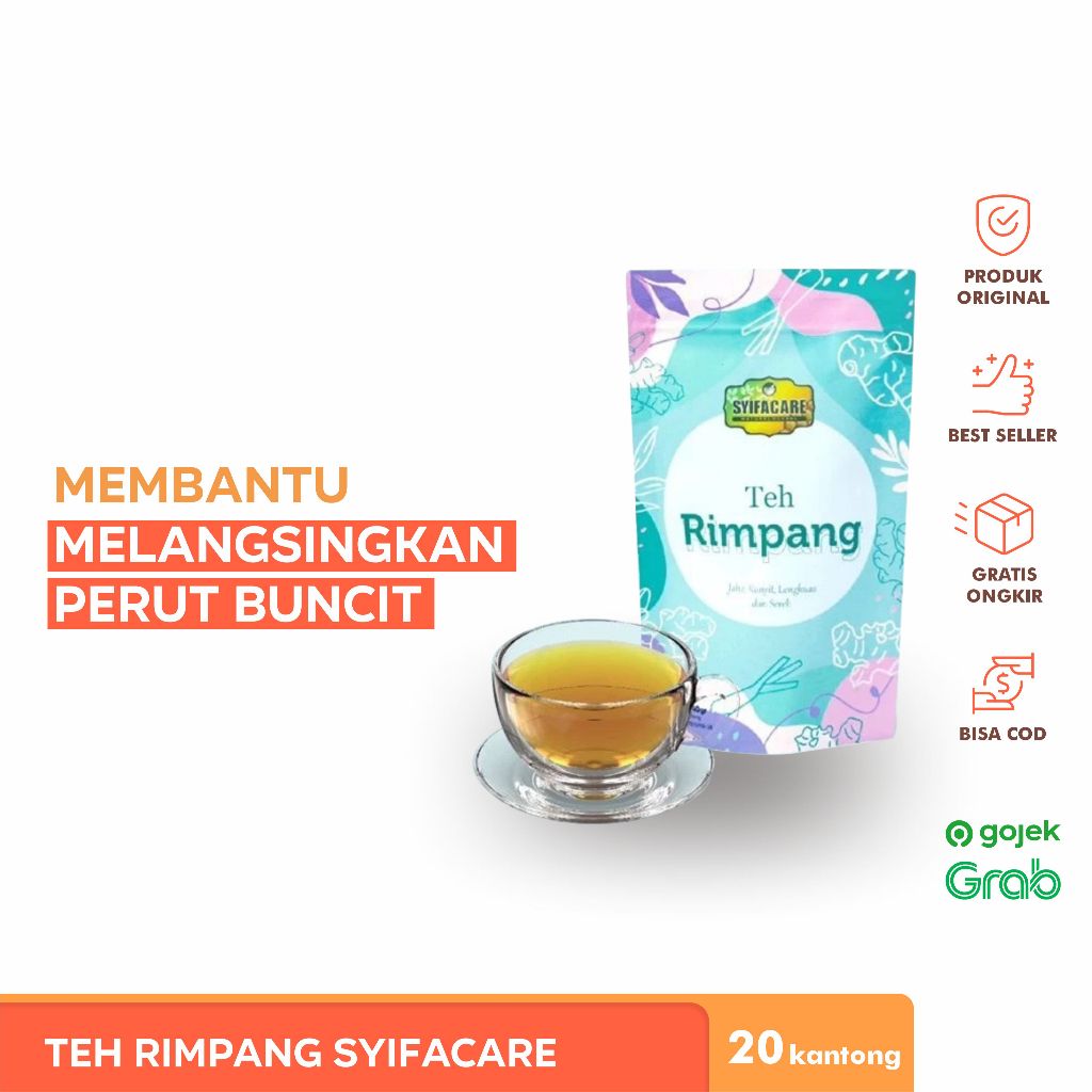

SYIFACARE Teh Rimpang / Teh Celup Rempah 20 Tea Bag | Membantu Diet Detox dan Pelangsing Badan