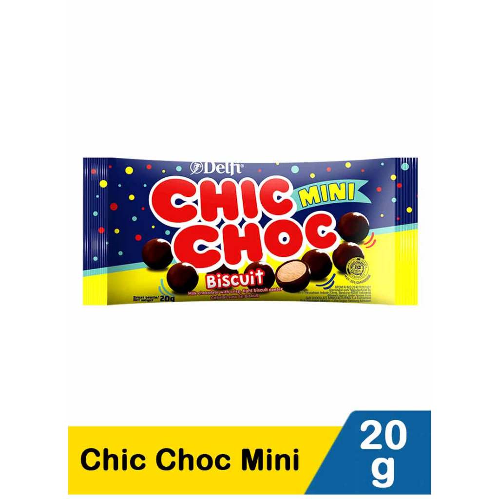 

Chic choc mini biscuit delfi 20gr/pcs