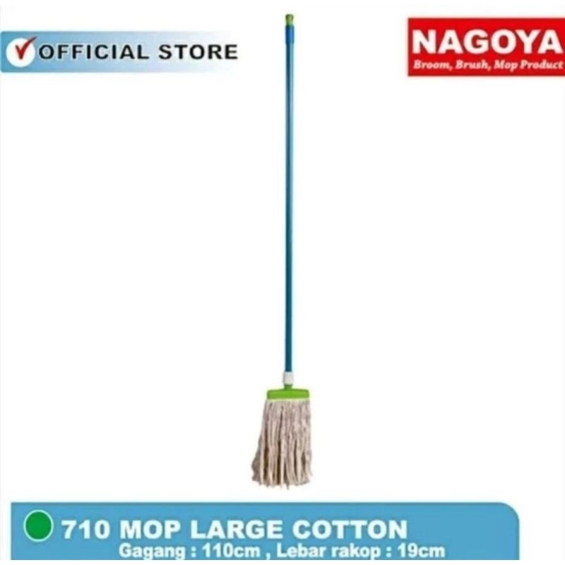 710 L Hijau Mop Sumbu Large Nagoya Besar Set Premium Pel Sumbu 19cm