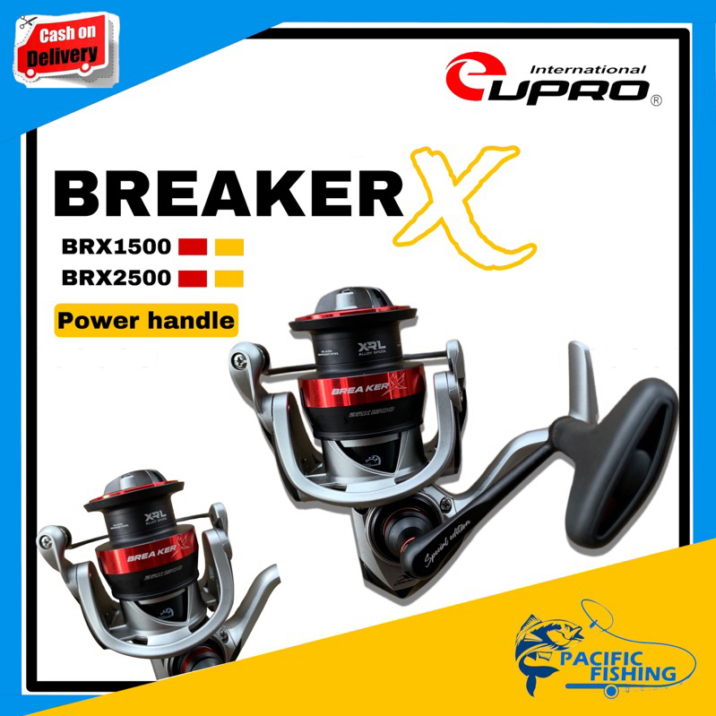 REEL EUPRO BREAKER X SPINNING POWER HANDLE Brx1500 Brx2500