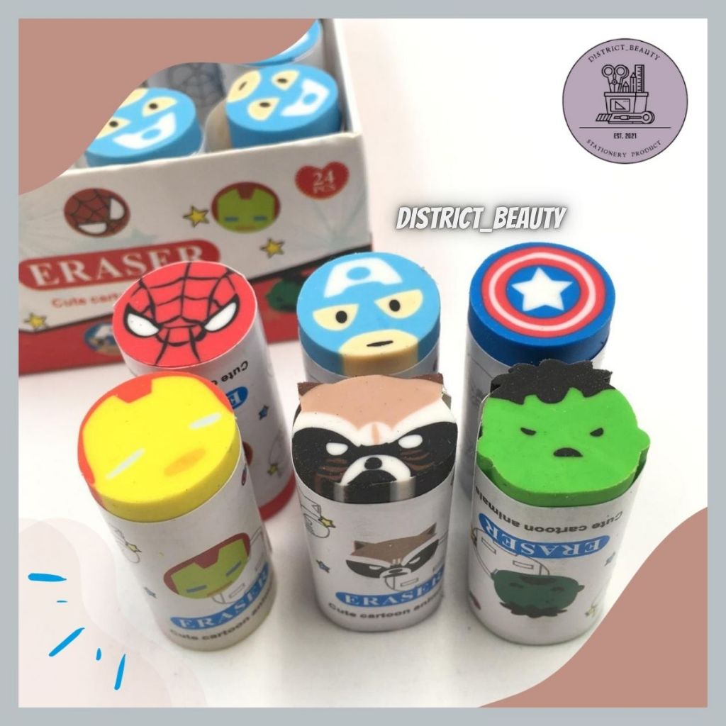 

PENGHAPUS LONJONG AVENGERS PENGHAPUS POTONG SUPERHERO PENGHAPUS PENSIL MOTIF COWOK TERMURAH