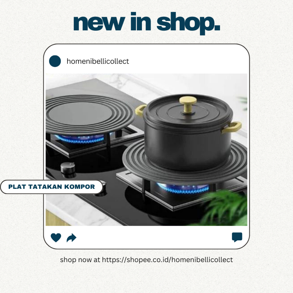 ✅Tatakan Kompor Anti Gosong Konduksi Plat Alas Panci 24cm Plat Alas Tatakan Kompor