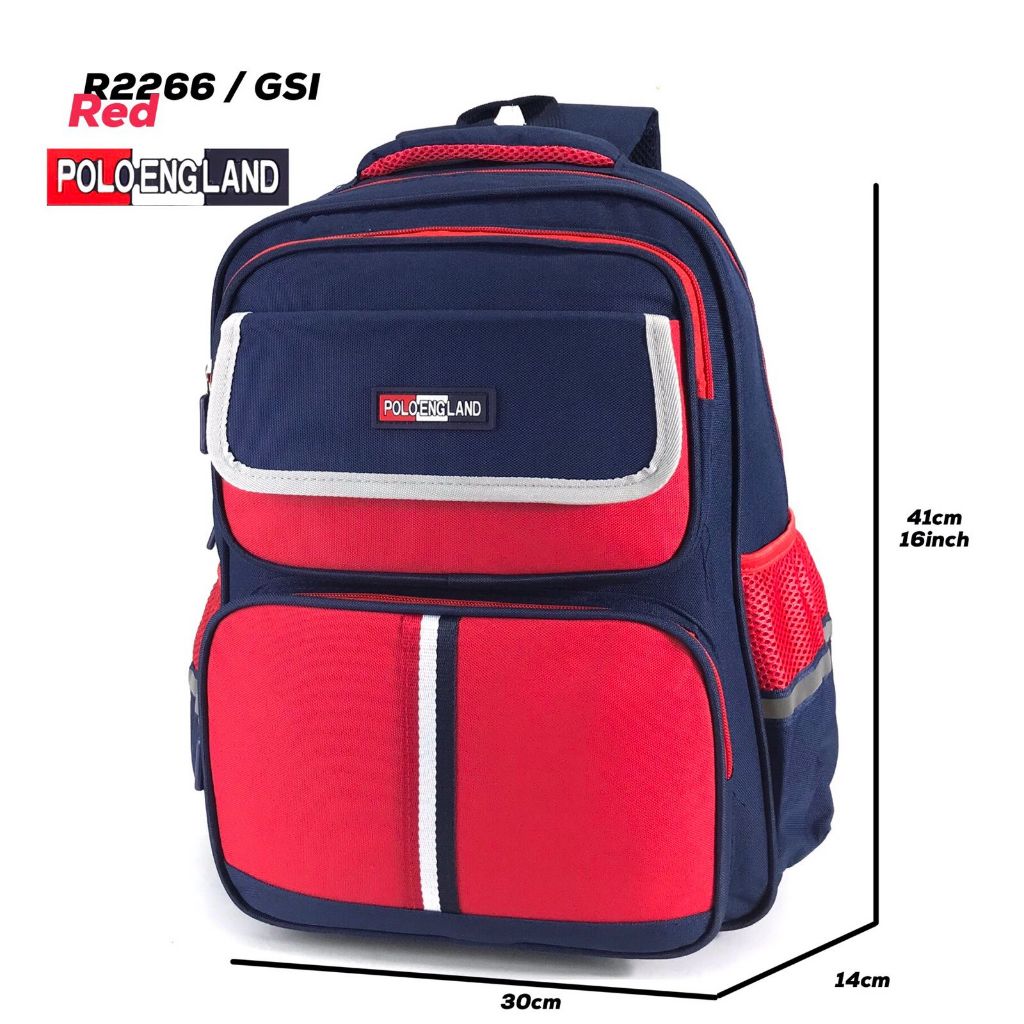 TAS RANSEL ANAK SD TAS SEKOLAH CEWEK COWOK TAS RANSEL POLO ENGLAND TAS JEPANG R2266