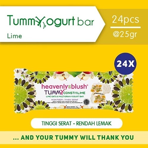 

(TWIN PACK) Heavenly Blush Tummy Yogurt Bar Lime [24PX25GR]