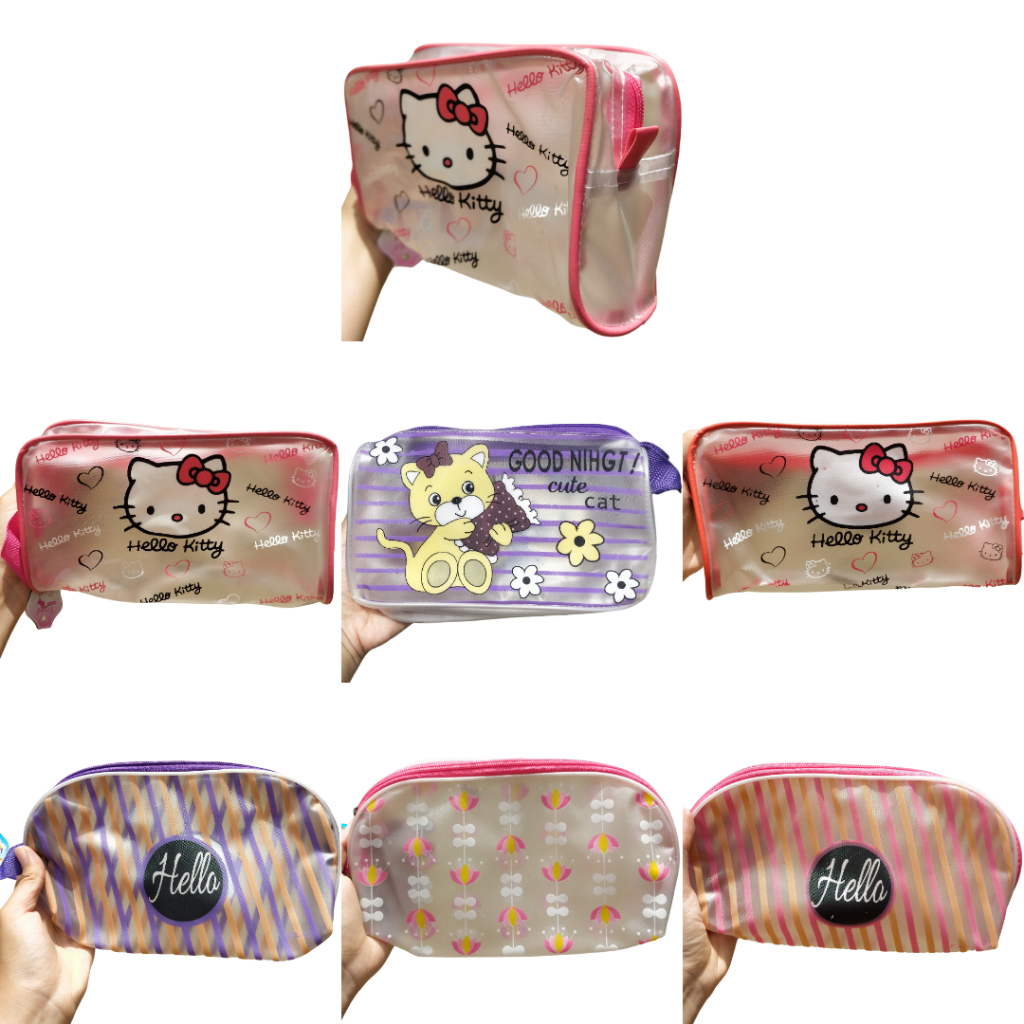 

Pouch Kotak Pensil Transparan Tahan Air