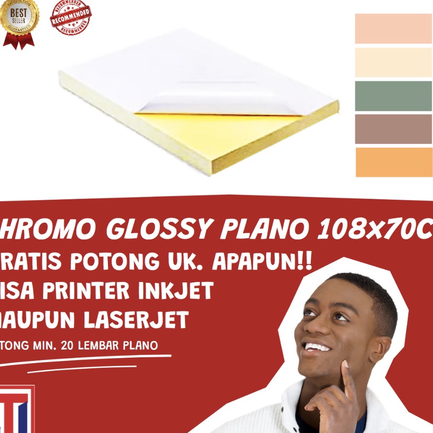 

SENSASIONAL Sticker Stiker Chromo Kromo Glossy Mirror Ukuran 7 x 18 cm Plano