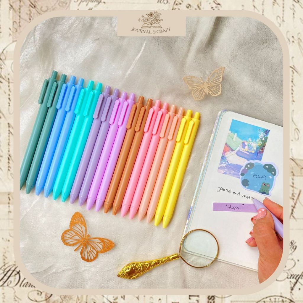 

Pena Macaroon / Pulpen Warna Pastel Tinta Hitam Alat Tulis Sekolah Kantor / Pen Warna Warni Bolpoint Polos Murah Import Pulpen Warna Pastel Tinta Hitam Alat Tulis Sekolah Kantor Pen Warna Warni