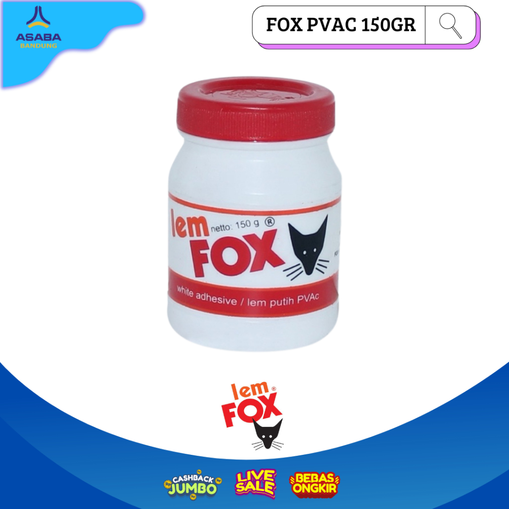 

Asaba Bandung - Lem Fox PVAc 150 gram