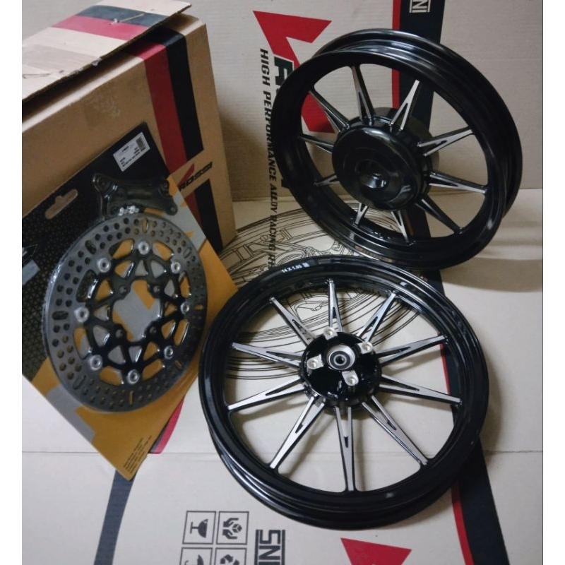 VELG PELAK RACING V ROSSI VENOM SUN BEAT KARBU BEAT FI SCOOPY KARBU SCOOPY FI VARIO 110 SPACY GENIO