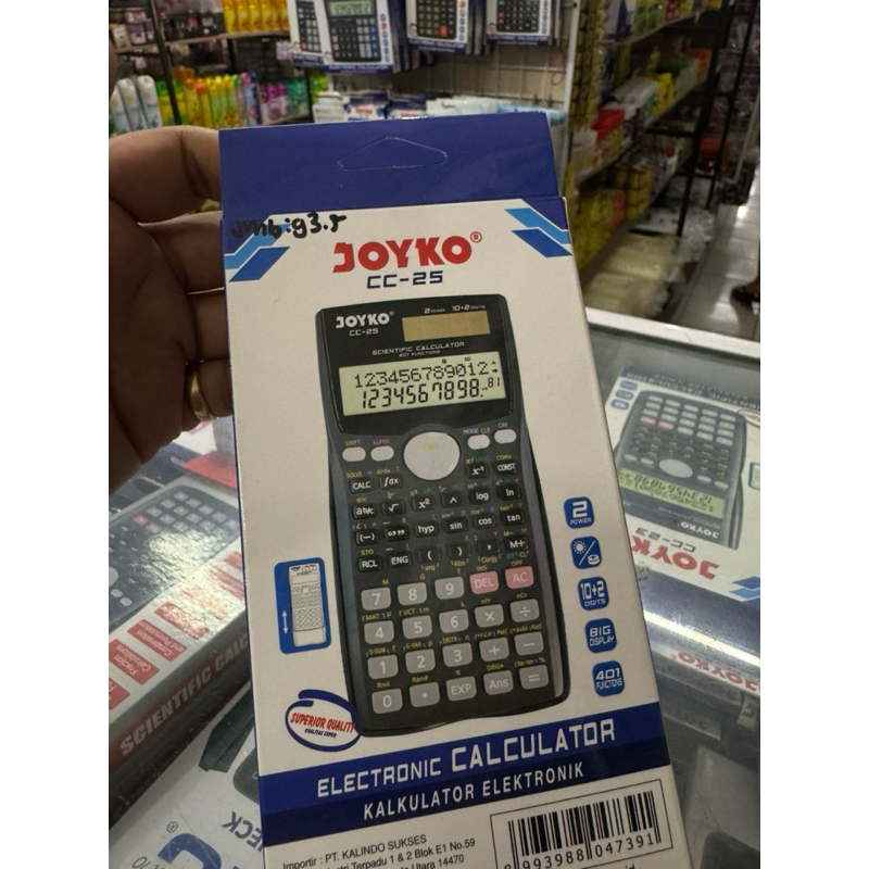 

Joyco Calculator scientific CC 25 sin cos tangen