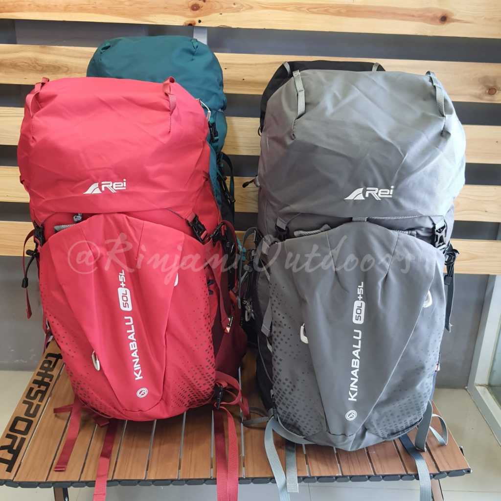 CARRIER KINABALU 50L + 5L KINABALU 60L + 5L AREI BACKPACK GUNUNG TAS GENDONG GUNUNG CARRIER AREI BAC
