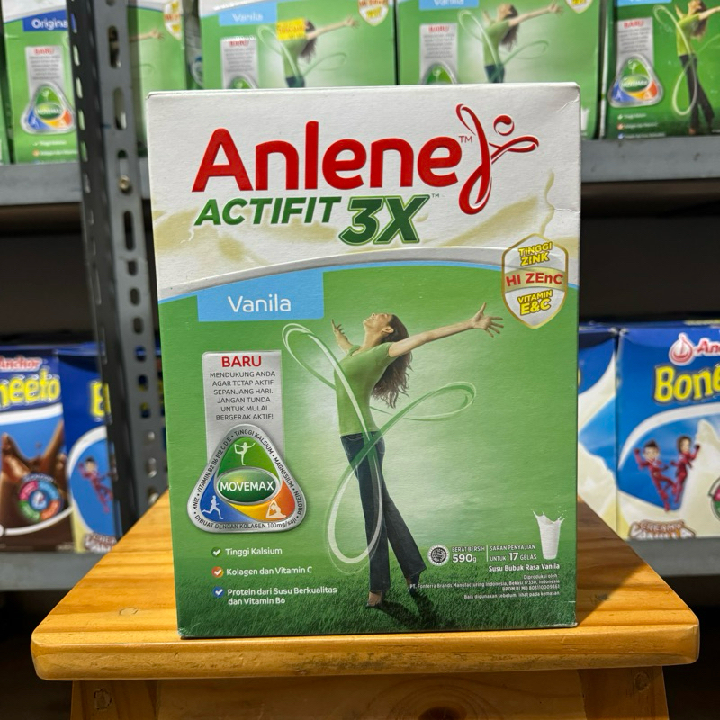 

Anlene Actifit 3x Rasa Vanila 590gr