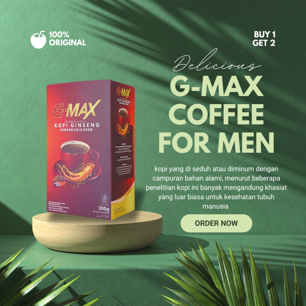 

GMX Coffee new - Kopi Stamina Rasa Ginseng Isi 10 Sachet Siap Seduh