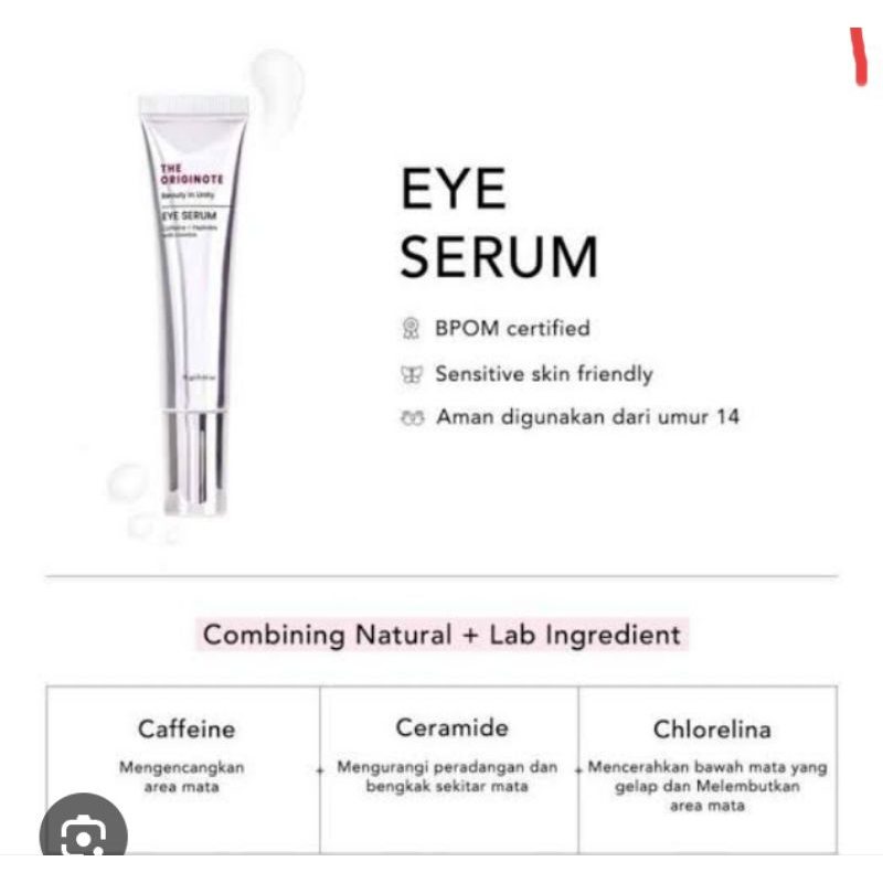 THE ORIGINOTE EYE SERUM