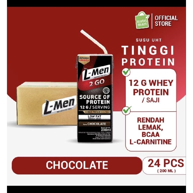 

1 Karton - L Men Hi Protein 2 Go Chocolate 200 ml