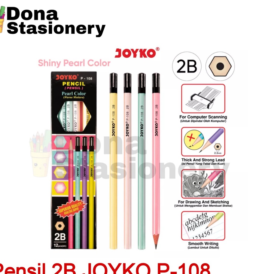 

SIAP KIRIM GAN 1 Pack Pensil 2B P18 Pensil warna warniPensil murah
