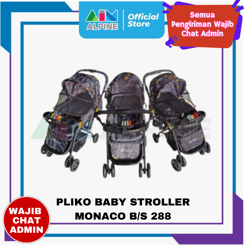 PLIKO BABY STROLLER MONACO B/S 288