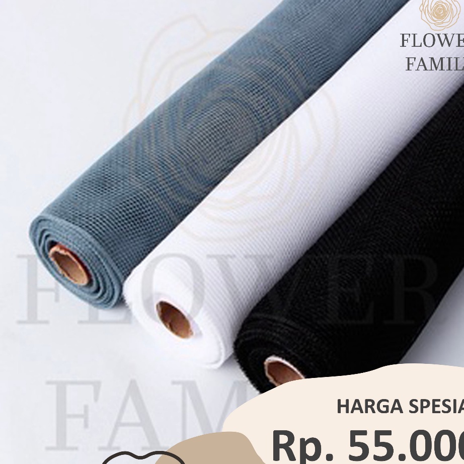 

Flower Family Flower Wrapping Paper Polynet Korea Mesh Roll Tile Jaring Kes Buket Bunga Florist Kes Bunga
