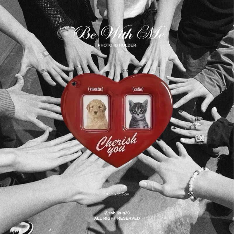 

Heart Photo ID Holder