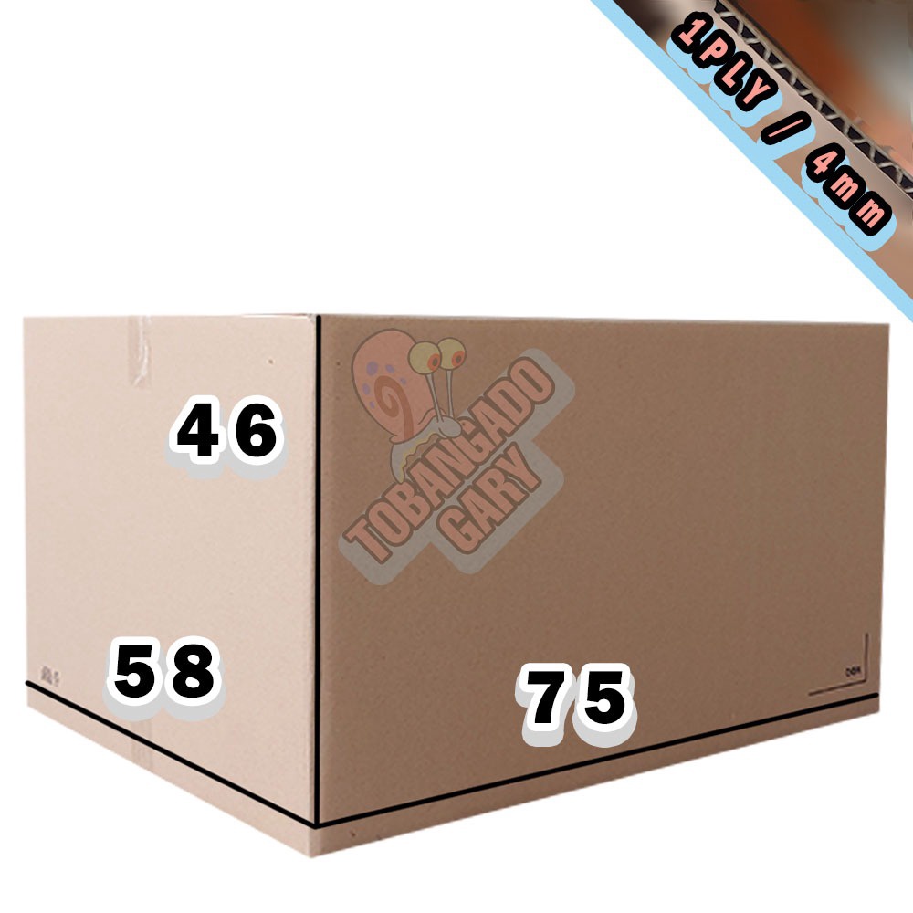 

Kardus Pindahan Tebal Penyimpanan Kotak Box Pengiriman Baru Jumbo Packaging Dus Packing Besar 1ply Bekas 2ply 2 layer 1 layer 2 ply 1 ply Super Polos Karton 6x4x4 Murah Kantor Keras Kemasan Paking Barang Single Wall Double Arsip Kuat Dynaplast T2