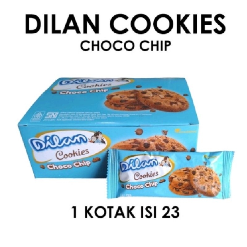 

DILAN COOKIES CHOCO CHIP 1 BOX isi 23 pcs