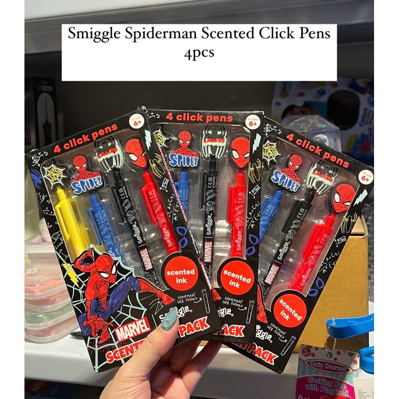 

Smiggle Spiderman Scented Click Pen / Pulpen Wangi / Pulpen Cetek