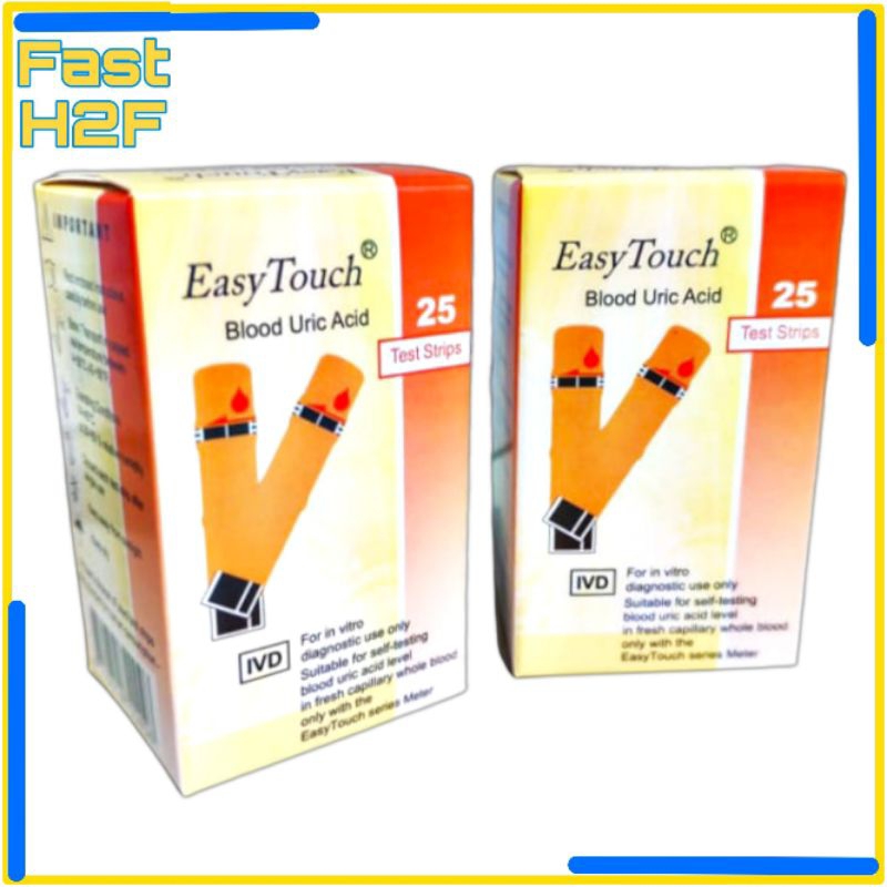 Strip Cek Asam Urat Easy Touch/Strip Asam Urat/Strip Easy Touch