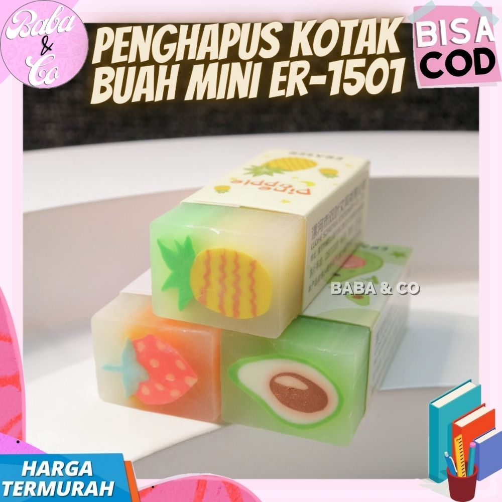 

PENGHAPUS BUAH KOTAK MINI ER-1501 PENGHAPUS PENSIL MOTIF BUAH LUCU UNIK PENGHAPUS KOTAK BUAH